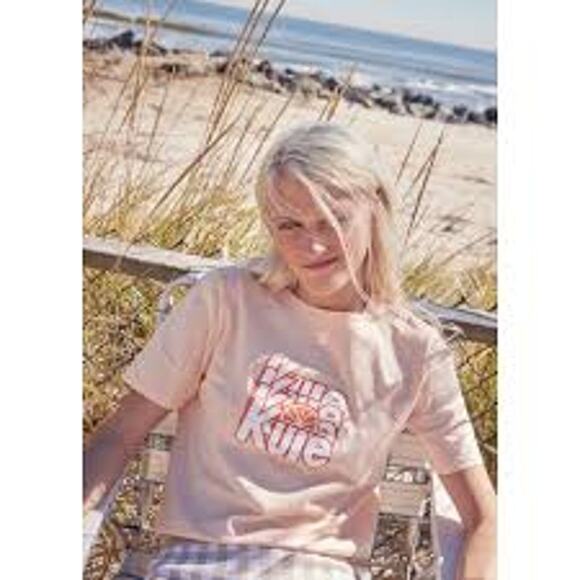 THE MODERN KULE ORANGE SLICE PEACH Tee Womens Size XL NWT NEW - Picture 5 of 10
